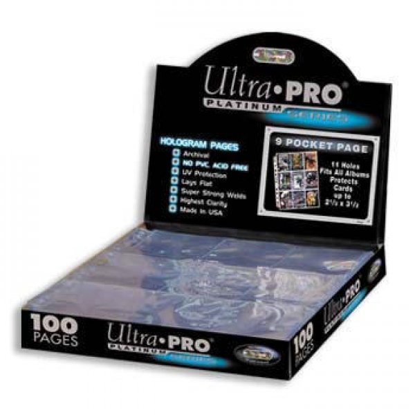 Ultra Pro - Feuilles pour Classeur - 9 Cartes (x100)